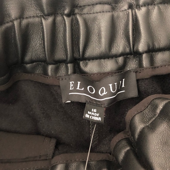 ELOQUII Faux Leather Skirt - Picture 2 of 2